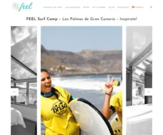 Surfcamplaspalmas.com(Surf Camp Las Palmas) Screenshot