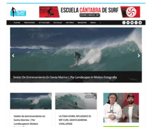 Surfcantabria.com(INICIO) Screenshot