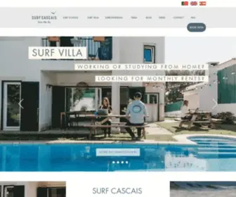 Surfcascais.com(Surf Cascais) Screenshot