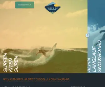 Surfcenter-Wismar.de(Surf- und Ski-Center Wismar an der Ostsee) Screenshot