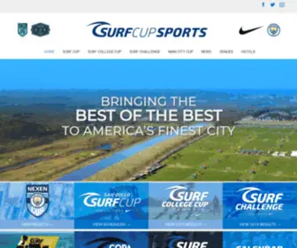 Surfcup.com(Surf Cup Sports) Screenshot