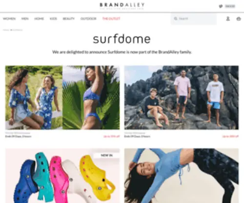 Surfdome.com(BrandAlley) Screenshot