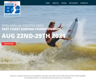 Surfecsc.com(East Coast Surfing Championships) Screenshot