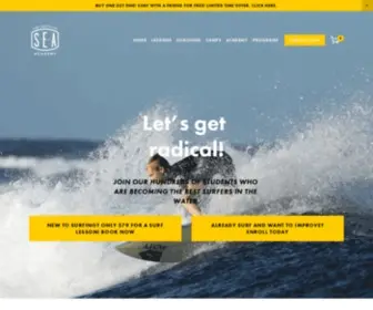 Surfeducationacademy.com(Surf Education Academy) Screenshot