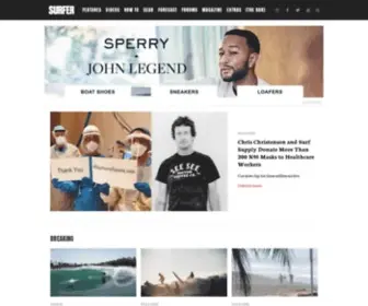 Surfer.com(SURFER Magazine) Screenshot