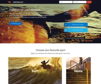 Surfergalaxy.com(Plan your perfect surf trip with our world spots guide) Screenshot