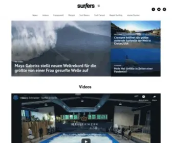 Surfersmag.de(Surf Magazin) Screenshot