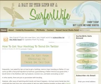 Surferwife.com(SurferWife) Screenshot