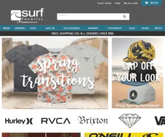 Surffanatics.com(Surf Gear) Screenshot