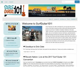 Surfguitar101.com(Surfguitar 101) Screenshot