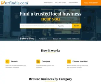 Surfindia.com(Online Business Directory) Screenshot