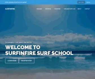 Surfinfire.com(San Diego) Screenshot