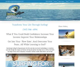 Surfingforempowerment.com(Surfing For Empowerment surf school) Screenshot