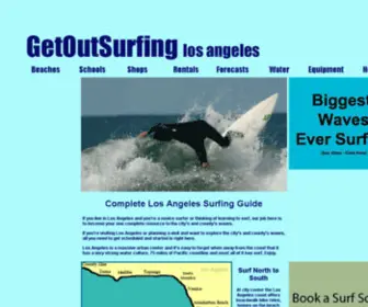 Surfinglosangeles.com(Surfing Los Angeles) Screenshot