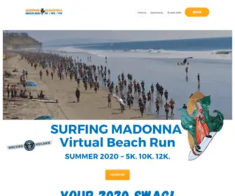 Surfingmadonnarun.org(The Surfing Madonna 5K/10K Beach Run/Walk) Screenshot