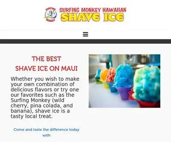 Surfingmonkeyshaveice.com(Surfing Monkey Shave Ice/Ice Cream) Screenshot