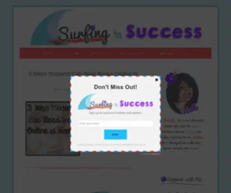 Surfingtosuccess.org(Surfing to Success) Screenshot