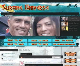 Surfinguniverse.com(Surfinguniverse) Screenshot