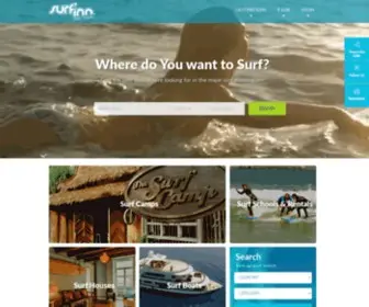 Surfinn.travel(The most recommended surf camps. Surfinn) Screenshot