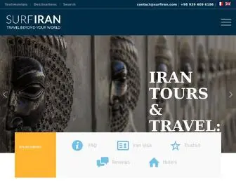 Surfiran.com(Iranian Tour Operator and Travel Agency) Screenshot