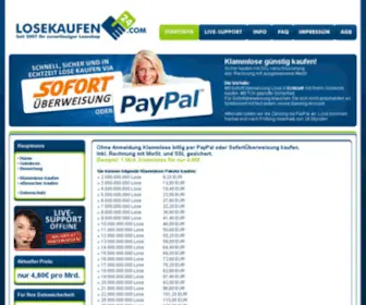 Surfmore-Forum.de(Losekaufen24.com Klammlose billig kaufen per PayPal und Sofortüberweisung inkl) Screenshot