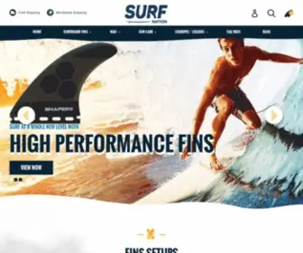 Surfnation.com.au(Surf Nation is Australia's best Selection of Surfboard Fins Online) Screenshot