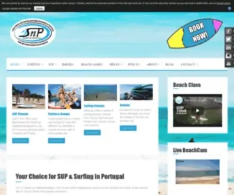 Surfnpaddle.com(Sup paddleboard & Surfing in Cascais Portugal.Paddleboarding) Screenshot