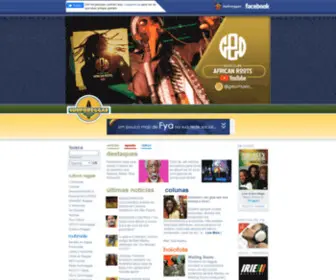Surforeggae.com.br(A casa do Reggae na Internet) Screenshot