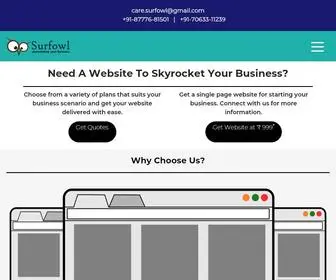 Surfowl.in(Web Design Company In Kolkata) Screenshot