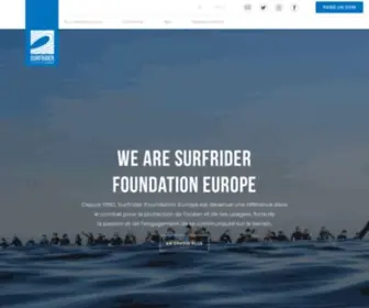 Surfrider.eu(We are Surfrider Foundation Europe) Screenshot