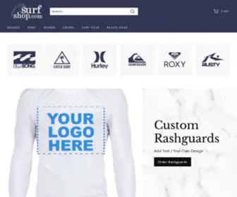 Surfshop.com(The Online Surf Shop for Surfboards & Gear) Screenshot