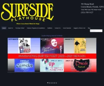 Surfsideplayers.com(Surfside Playhouse) Screenshot