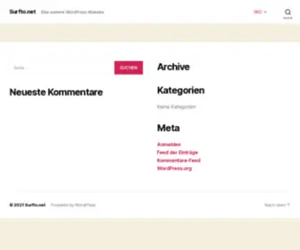 Surfto.net(Eine weitere WordPress) Screenshot