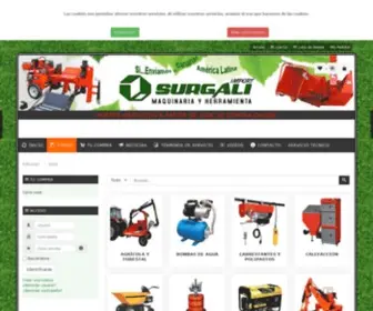 Surgali.com(Jardin y agrícola) Screenshot