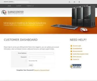 Surgecenter.com(Customer Dashboard) Screenshot