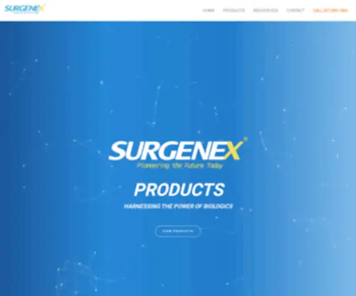 Surgenexcatalog.com(SURGENEX®) Screenshot