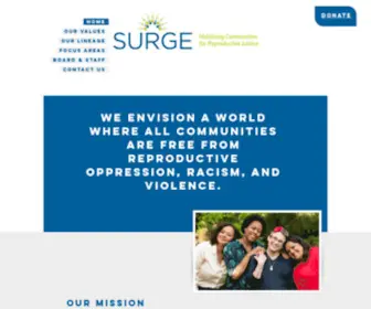 Surgereprojustice.org(Surge) Screenshot