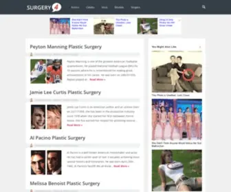 Surgery4.com(Surgery4 ⋆ Celebs Plastic Surgeries Pics) Screenshot