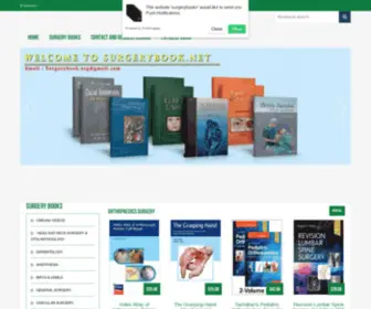 Surgerybook.net(De beste bron van informatie over surgery books) Screenshot