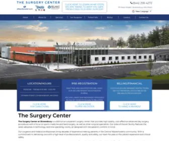 Surgerycentershrewsbury.com(The Surgery Center) Screenshot