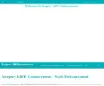 Surgerylifeenhancement.com Screenshot