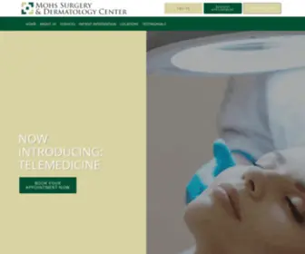 Surgerymohs.com(Mohs Surgery & Dermatology Center) Screenshot