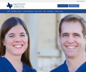 Surgicalassociatesofnorthtexas.com(Surgical Associates of North Texas) Screenshot