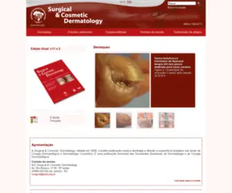 Surgicalcosmetic.org.br(Revista Online) Screenshot