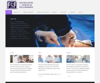 Surgicalfellowships.org(Foundation for Surgical Fellowships) Screenshot