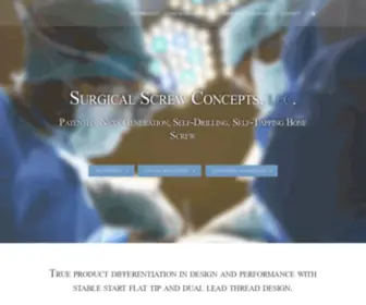 Surgicalscrewconcepts.com(Camarillo, CA) Screenshot