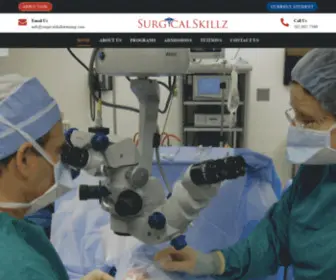 Surgicalskillstraining.com(Let us help you) Screenshot