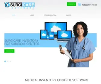 Surgicaresoftware.com(Medical Inventory Control Software) Screenshot