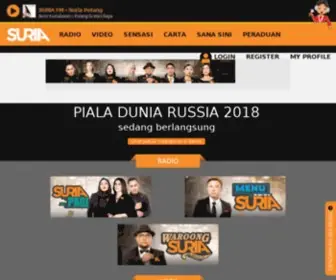 Suriafm.com.my(Suria FM) Screenshot