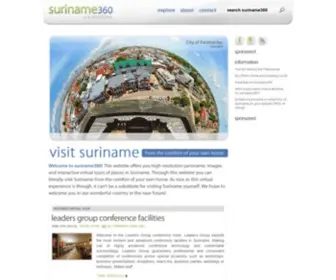 Suriname360.com(Exciting visuals and interactive virtual tours of places in Suriname) Screenshot